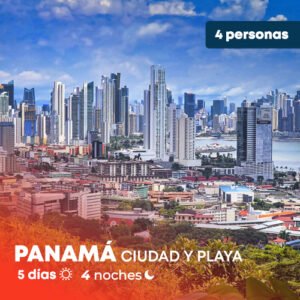 PANAMÁ Ciudad y Playa - 4 personas