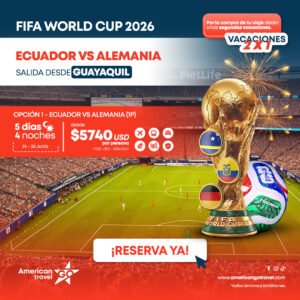 FIFA 2026 - ECUADOR VS ALEMANIA - salida GYE